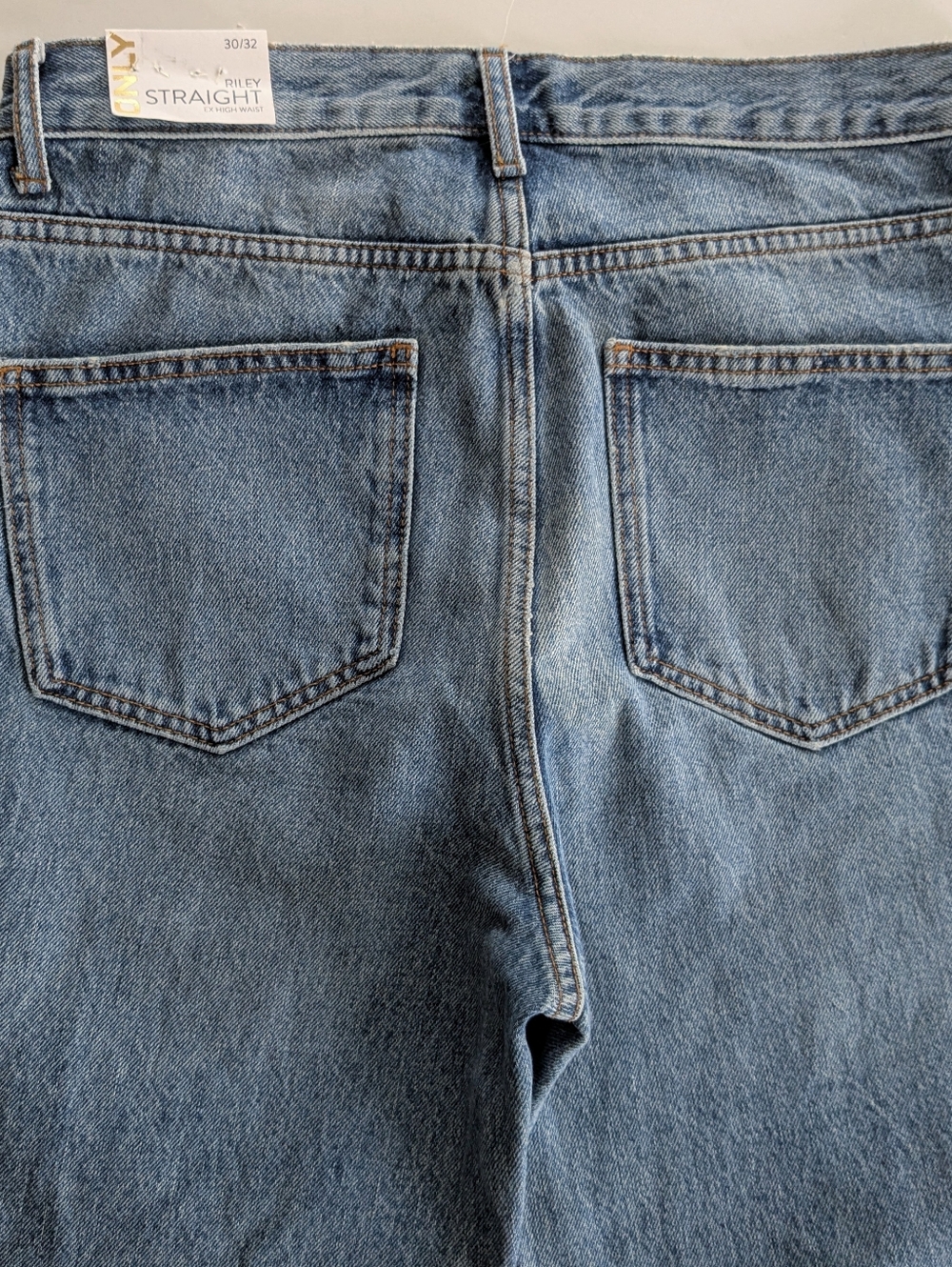 Only Riley High Rise Straight Leg Jeans Size 30 - Picture 9 of 12